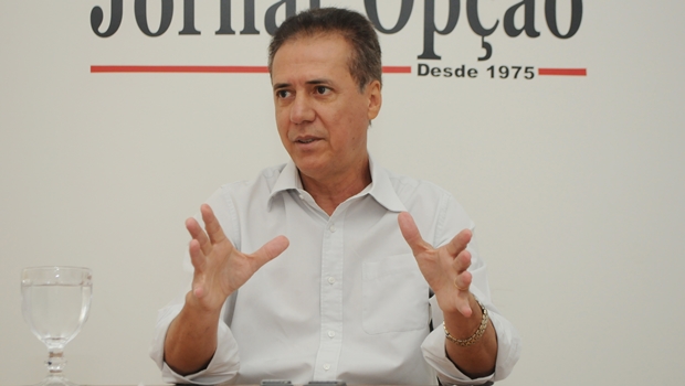 Deputado Pedro Chaves durante entrevista ao Jornal Opção, em 2014 | Foto: Renan Accioly