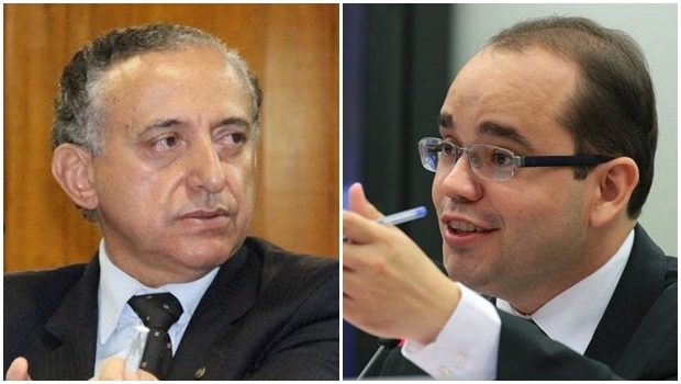 Presidente Anselmo Pereira (esq) e o deputado federal Fabio Sousa | Câmara de Goiânia e Divulgação