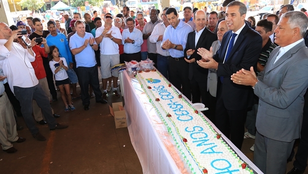 José Eliton participa do aniversário da Ceasa | Foto: Jota Eurípedes 