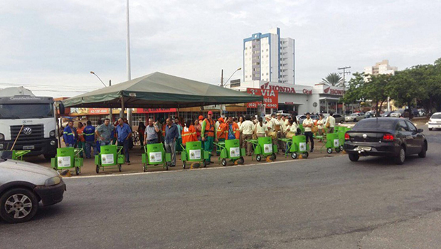 Agentes da prefeitura em ação contra Aedes aegypti | Reprodução