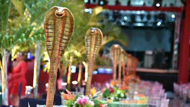 Decoração trazia elementos típicos do país africano | Foto: Divulgação