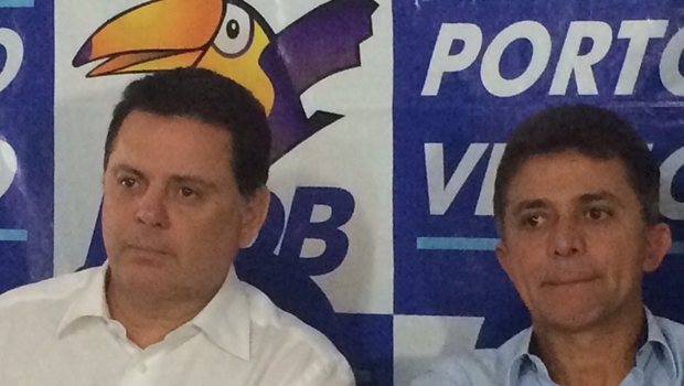 Governador Marconi e o ex-candidato a governador de RO, Expedito Júnior