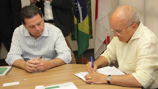 Governador Marconi e o governador José Melo, do Amazonas 