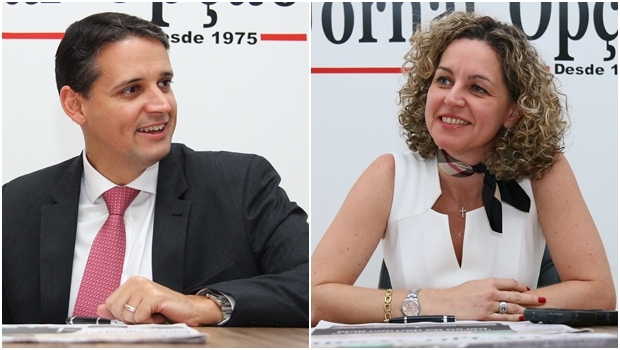 Ana Carla e Thiago Peixoto: a primeira deixou o Estado mais enxuto para atravessar a crise nacional e o segundo criou programas para incentivar o crescimento e o desenvolvimento de Goiás