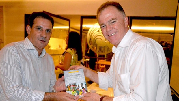 Vanderlan Cardoso e o ex-governador do ES, Renato Casagrande (PSB) | Foto: reprodução 