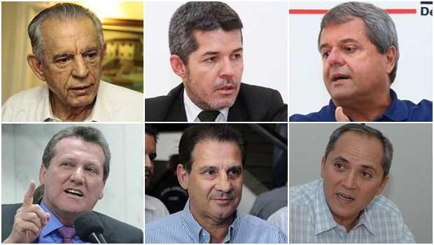 Iris Rezende, Waldir Delegado Soares, Jayme Rincón, Giuseppe Vecci, Vanderlan Cardoso e Luiz Bittencourt: nomes cotados