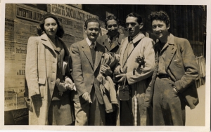 Apolonio Carvalho com Clarice Lispector com Maury Gurgel Valente Samuel Wainer e Daniel clarice_web