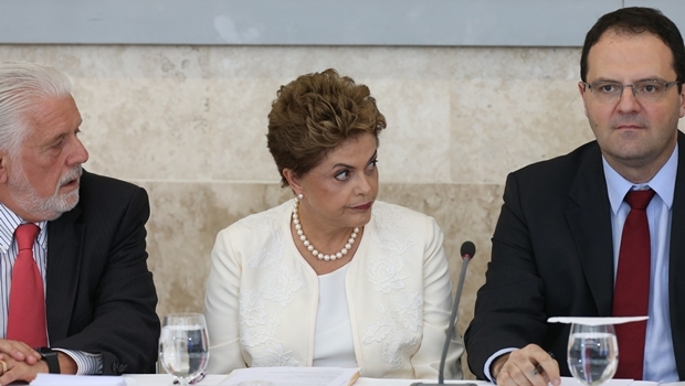 Ministro-chefe da Casa Civil, Jacques Wagner, presidente Dilma Rousseff (PT) e o ministro da Fazenda, Nelson Barbosa abertura do 44ª Reunião Ordinária do Pleno do Conselho de Desenvolvimento Econômico e Social-CDES | Foto Lula Marques/Agência PT 
