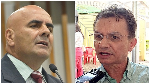 Deputado Paulo Cezar Martins e ex-prefeito Nailton Oliveira se apresentaram como candidatos ao cargo de presidente estadual do PMDB | Fotos: Marcos Kennedy/Alego e Alexandre Parrode