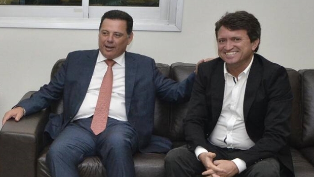 Prefeito de Caldas Novas, Evandro Magal (PP), esteve presente na solenidade de assinatura da ordem de serviço | Foto: Divulgação/prefeitura