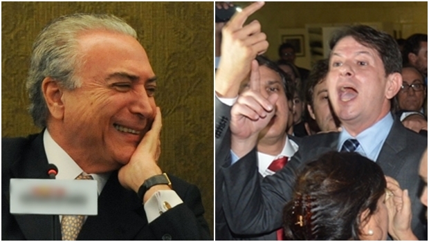 Michel Temer e o então ministro Cid Gomes: judicialização de desavenças | Fotos: Antônio Cruz / Agência Brasil 