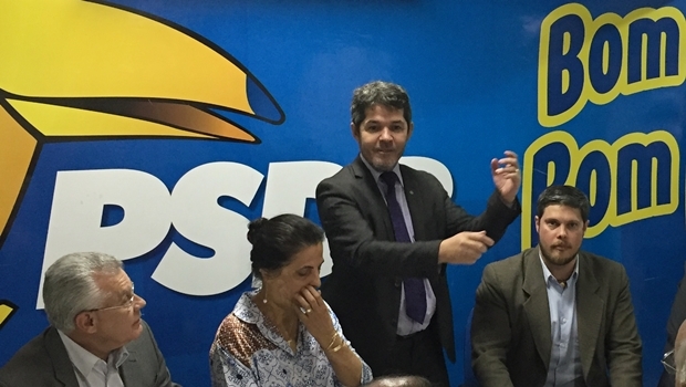 Delegado Waldir Soares durante encontro do PSDB na segunda-feira | Foto: Alexandre Parrode 