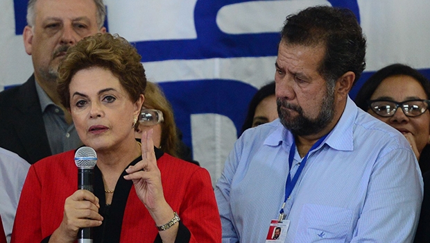 Presidente Dilma no encontro do PDT: sem admitir culpa pela crise | Foto: Antonio Cruz/ABr