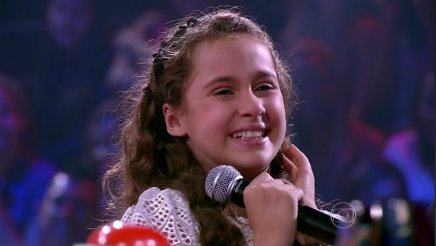 Não houve quem não resistisse ao charme da pequena Ana | Foto: Reprodução/TV Globo