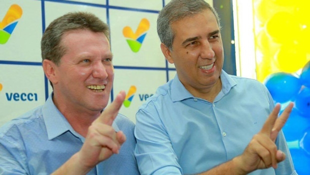 Em Goiás, vice-governador José Eliton e Vecci | Foto: Divulgação