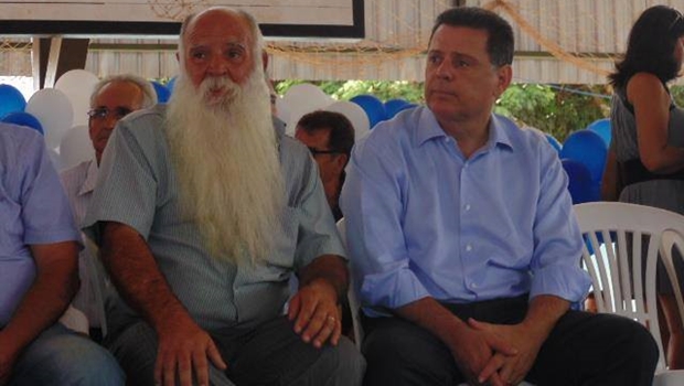 Prefeito Joaquim Duarte e o governador Marconi Perillo 