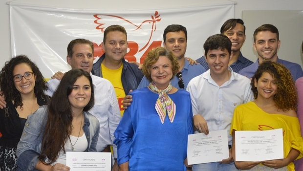 Senadora Lucia Vânia na cerimônia de posse dos novos dirigentes da JSB | Foto: divulgação / assessoria PSB