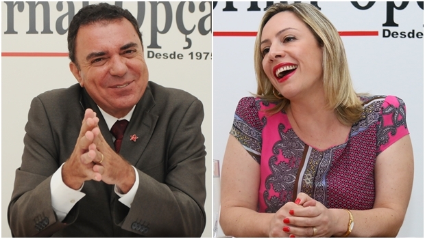 Deputados estaduais Luis Cesar Bueno e Adriana Accoris: apontados como os dois pré-candidatos do PT | Fotos: Edilson Pelikano / Fernando Leite / Jornal Opção