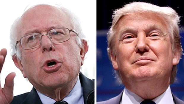 Bernie Sanders e Donald Trump: no poder, o primeiro deixaria de ser socialista, para gerir o império capitalista, e o segundo seria moderado pela sociedade americana. Os impérios são moderadores “naturais” dos radicais