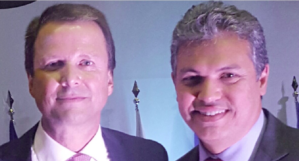 Cláudio Lamachia (Conselho Federal da OAB), com o advogado Márcio M. Cunha