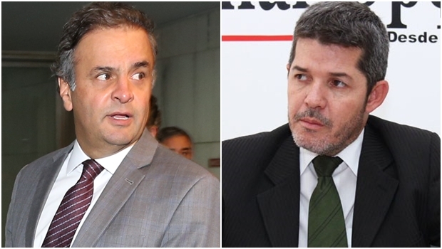 Presidente nacional do PSDB, Aécio Neves, e o deputado Delegado Waldir | Fotos: Lula Marques / Agência PT / Fernando Leite / Jornal Opção 