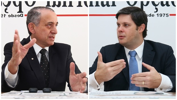 Lousa garantiu que decisão é de Vecci: a única chance de ele não ser o candidato é se ele resolver não mais disputar o cargo | Fotos: Fernando Leite/ Jornal Opção