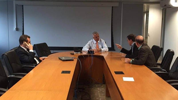 João Gomes se reuniu com diretor da ANTT, Jorge Luiz Bastos: na agenda, obras na BR-060 em Anápolis