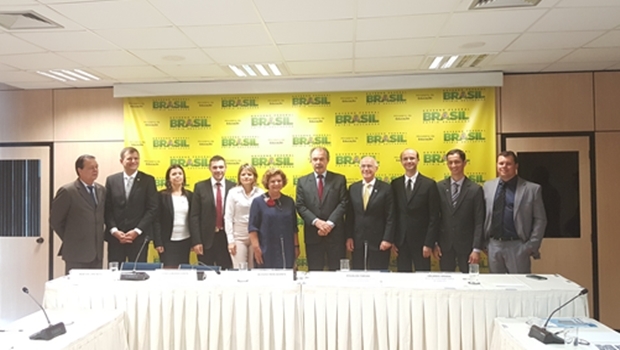 Parte da bancada goiana no Congresso esteve reunida com o ministro da Educação | Foto: Divulgação