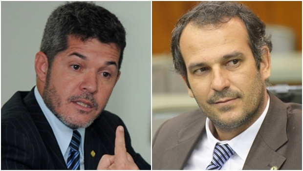 Deputado federal Delegado Waldir e Renato de Castro: devem trocar de partido | Foto: Renan Accioly e Marcos Kennedy 