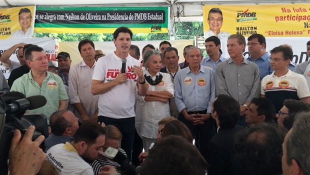 PMDB goiano reunido | Foto Alexandre Parrode