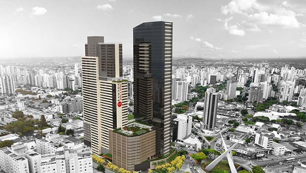 Maquete do Nexus Shopping & Business: empreendimento vai ocupar mais de 100 mil metros quadrados | Foto: Divulgação