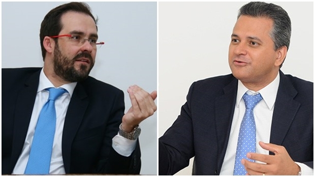 Presidente da OAB-GO, Lúcio Flávio, e diretor do Sebrae, Igor Montenegro, firmam parceria entre as entidades
