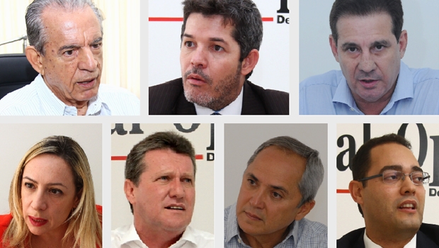 Iris Rezende, Waldir Soares, Vanderlan Cardoso, Adriana Accorsi, Giuseppe Vecci, Luiz Bittencourt e Virmondes Cruvinel: diferentes perspectivas de como gerir Goiânia