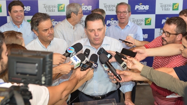 Governador Marconi Perillo (PSDB) afirmou que enquanto comandava o policiamento em Caldas Novas, nenhuma crítica foi feita ao trabalho do tenente-coronel Ricardo Rocha | Foto: André Costa/Jornal Opção