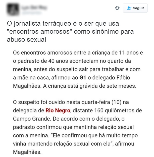 Apesar de o portal ter alterado a notícia, internautas já haviam tirado prints da matéria | Foto: Reprodução Twitter