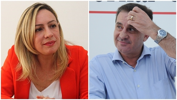 Adriana Accorsi e Vanderlan Cardoso ensaiam aproximação | Foto: Fernando Leite e Renan Accioly