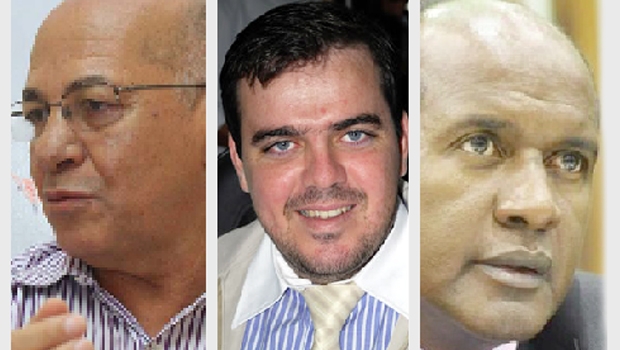 Alcides Ribeiro, Gustavo Mendanha e Marlúcio Pereira: um deles será, possivelmente, eleito prefeito de Aparecida de Goiânia em outubro