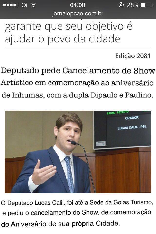 Falsa notícia usa nome do jornal, mas esquece-se de de adequar ao layout usado