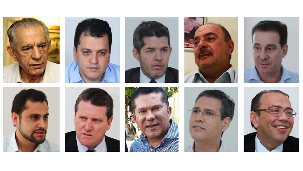 Iris Rezende e Agenor Mariano; Waldir Soares e Zacharias Calil; Vanderlan Cardoso e Simeyzon Silveira; Giuseppe Vecci e Sandes Júnior; Francisco Júnior e Eduardo Machado: chapas possíveis