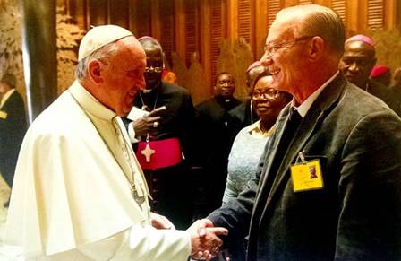 Antônio Moser e o papa francisco moser