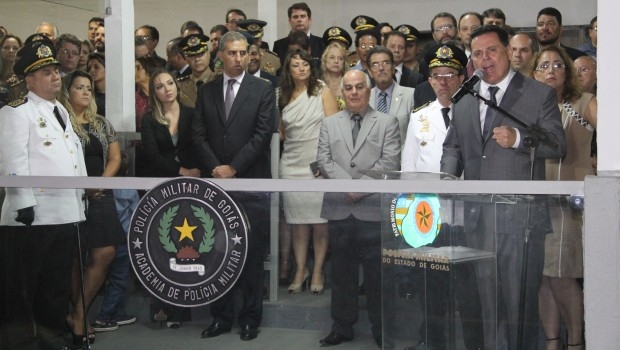 Marconi convocou policiais a trabalharem com empenho na defesa da população e da paz social | Foto: Humberto Silva