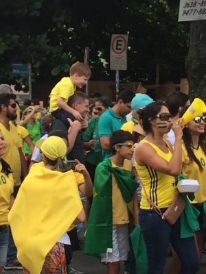 Protesto em Goiânia em 13 de março de 2016