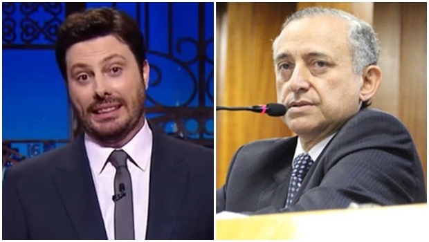 Presidente da Câmara foi ironizado pelo humorista, em rede nacional