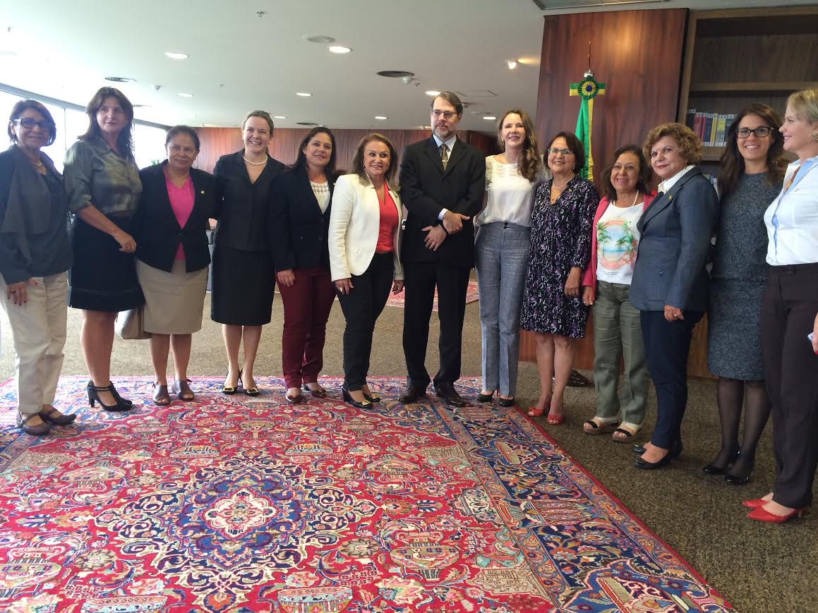 Bancada feminina no Congresso se reuniu com ministro do STF | Divulgação