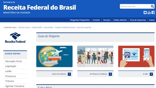 | Foto: Reprodução Receita
