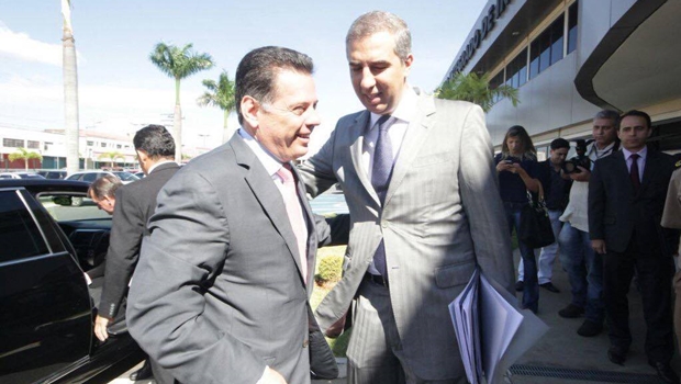Marconi Perillo e José Eliton se reúnem para discutir edital de concurso público para área de Segurança Pública | Foto: divulgação/Twitter