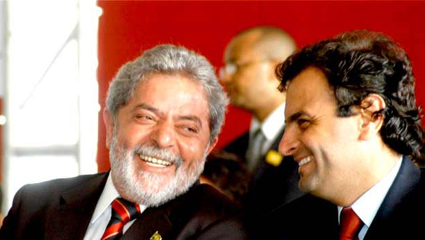 Lula da Silva, ex-presidente da República, e Aécio Neves, senador por Minas: a situação do segundo é menos complicada, mas tende a se complicar; a situação do primeiro é extremamente complicada