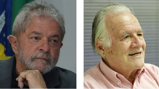 Lula da Silva e Mino Carta: aliados políticos e ideológicos. O segundo manda um recado para as oposições: todas as famílias têm algum problema a ser realçado | Valter Campanato/Agência Brasil