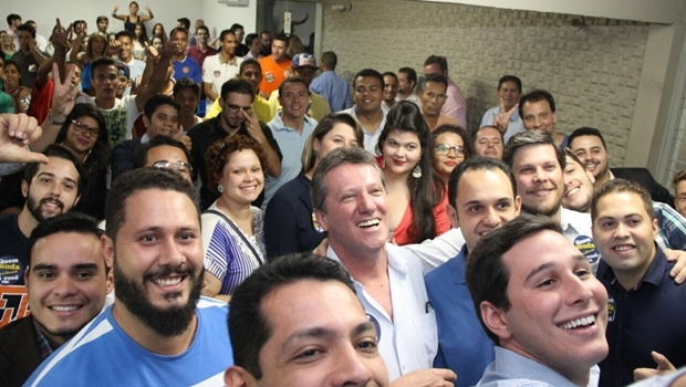 Deputado federal Giuseppe Vecci (PSDB), que é pré-candidato a prefeito de Goiânia, pediu à Juventude do partido que o ajude a formular propostas para a cidade | Foto: Divulgação