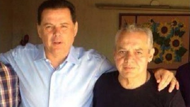 Governador Marconi e o ex-presidente da Saneago Geraldo Félix